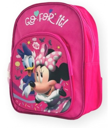 Ghiozdane si trolere - Ghiozdan de grădiniță cu 2 compartimente Minnie, 32 × 25 × 10,5 cm