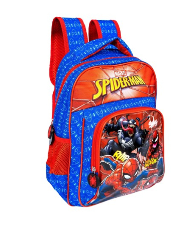 Ghiozdane si trolere - Ghiozdan mediu cu 2 compartimente Spider-Man, 37 × 28 × 14 cm