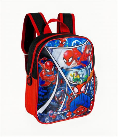 Ghiozdane și trolere - Ghiozdan pentru grădiniță Marvel Spider-Man, 1 compartiment, Multicolor, 31 × 24 × 10 cm