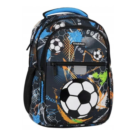 Ghiozdane si trolere - Ghiozdan Starpak Football, 25x38x18cm, 550864