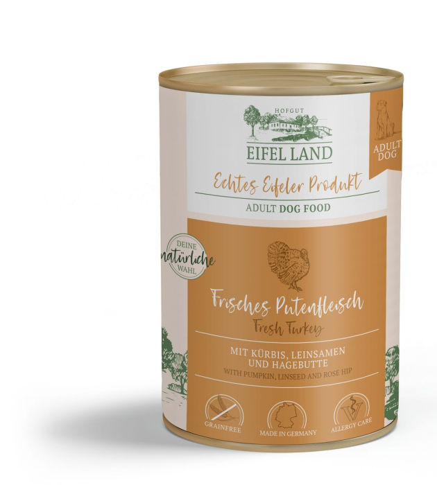 Eifel Land Dog Fresh Turkey 400g (curcan) [1]