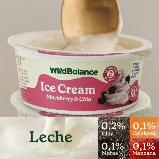Frozen Yogurt Blackberry and Chia cu Prebiotice pentru Câini si Pisici (Iaurt Inghetat) [2]