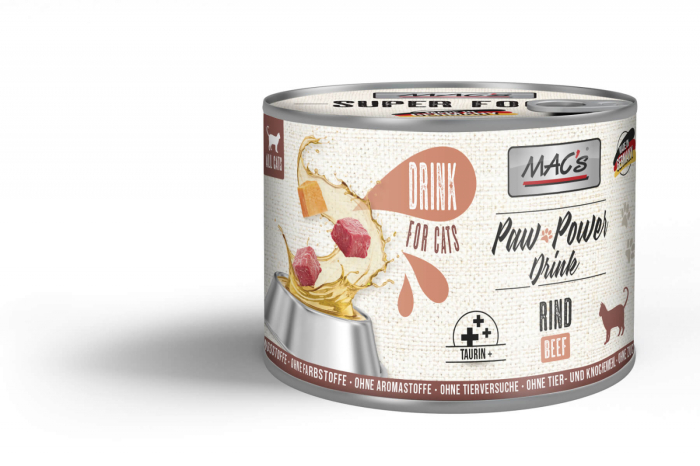 Mac's Cat Paw Power Drink Carne de vita 200g Supa de vita pentru pisici [1]