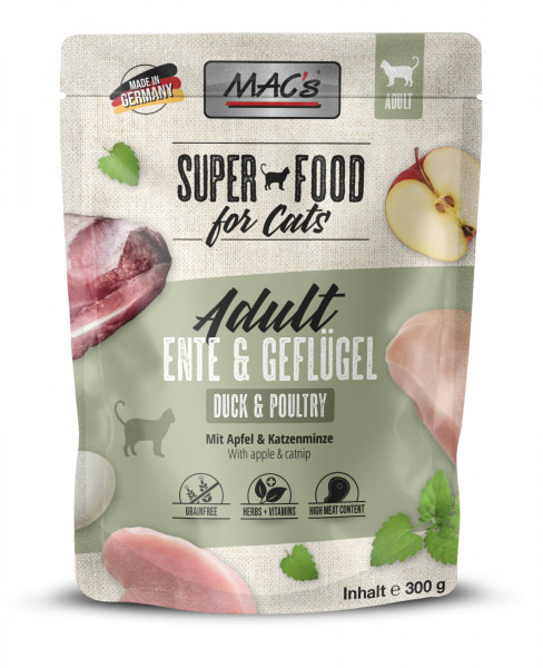 MACs Cat Pouchpack Duck and Poultry 100g [1]
