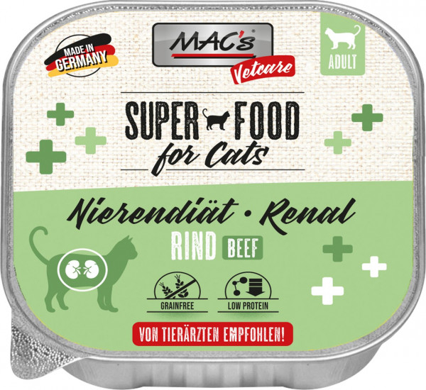MACs Cat Vetcare Beef Renal 100g [1]