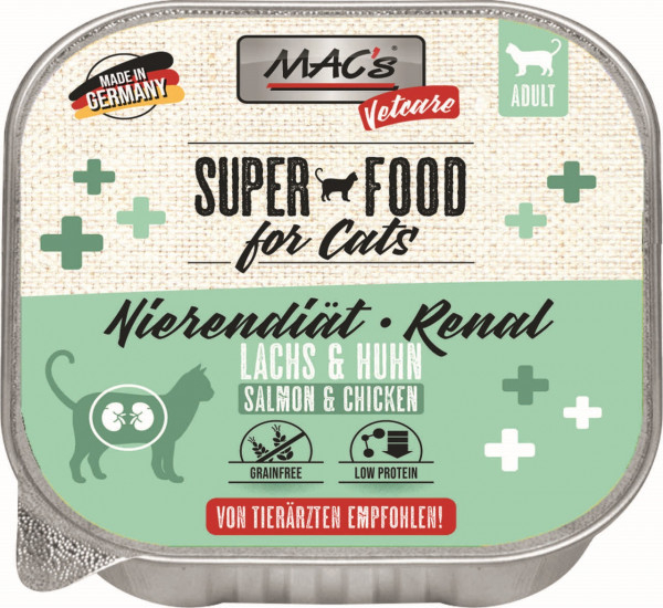 MACs Cat Vetcare Salmon and Chicken renal 100g [1]