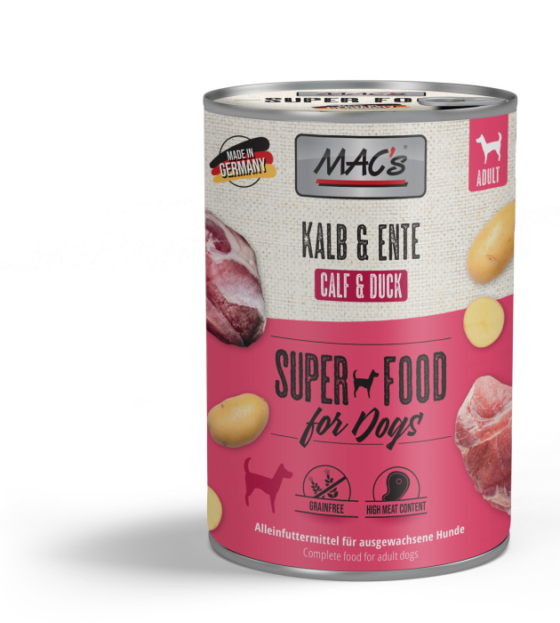 MACs Dog Calf and Duck 400g (Vițel și Rață) [1]