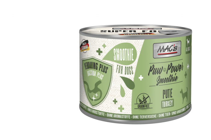 Macs dog paw power smoothie turkey digestion plus 200g (Curcan) [1]