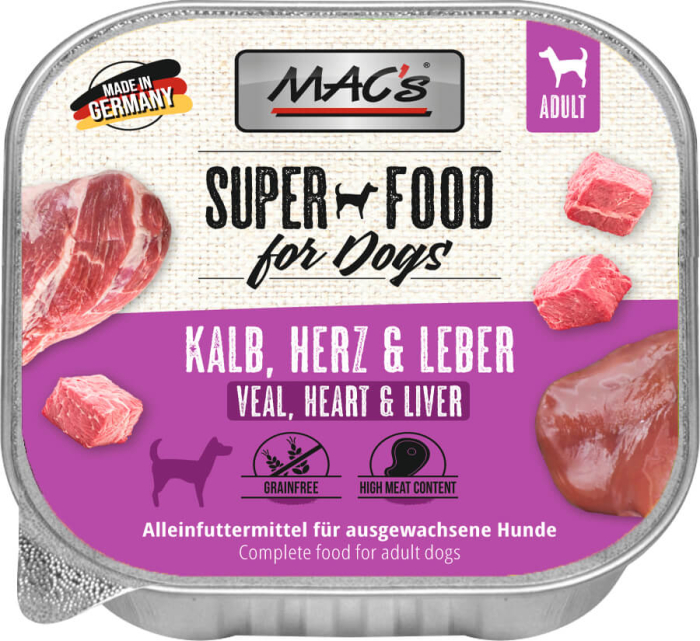 MACs Dog Veal Heart and Liver 150g (Vitel, inima si ficat) [1]