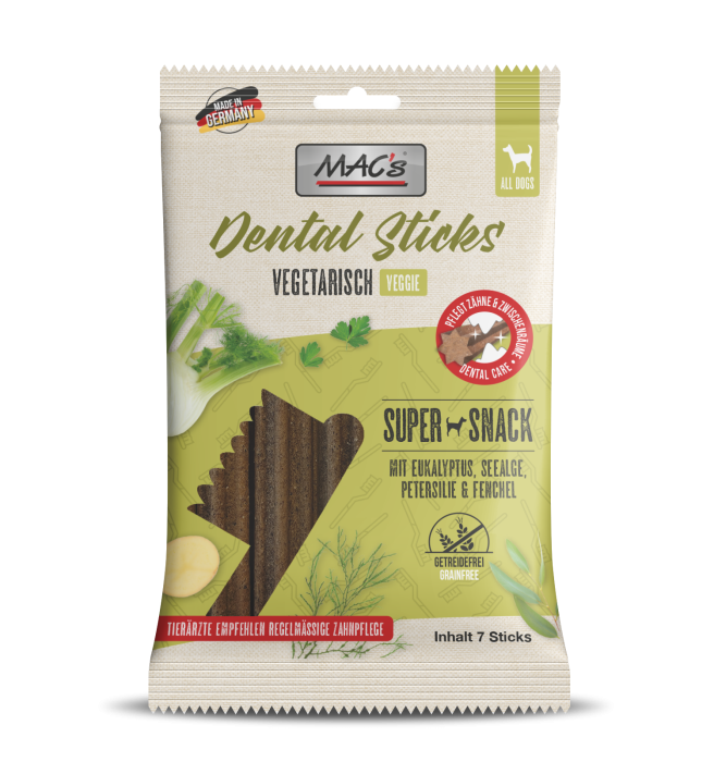 Macs Snack Dental Sticks Veggie 180g (Vegetali) [1]