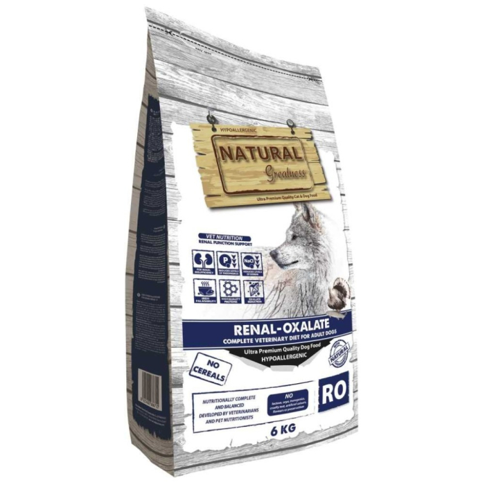 Natura Greatness Vet Diet Dog Renal Oxalate 6KG [1]