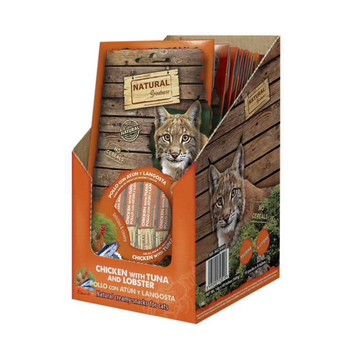 Natural Greatness Creamy Snack Chicken Tuna Lobster ( Pui Ton Homar ) 4x56gr [1]