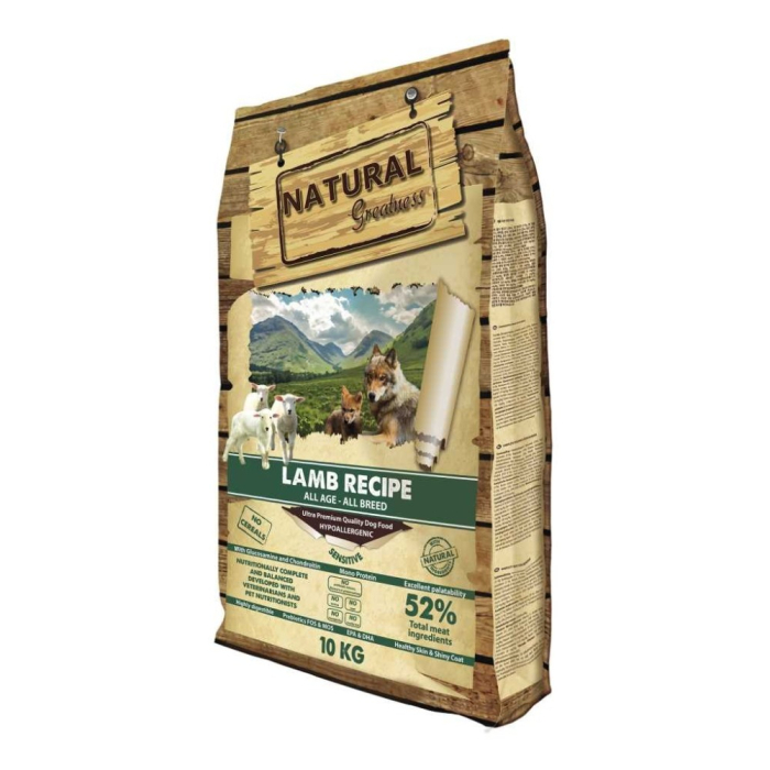Natural Greatness Lamb Recipe Sensitive All Breed 10KG [1]