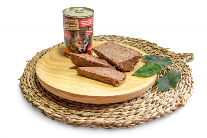 Natural Greatness Puppy Chicken with Carrots, Pineapple, Linseed and Cranberries 400G (pui, morcovi, seminte de in, merisoare) [2]