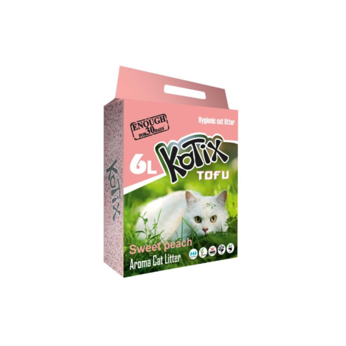 Nisip Pisici Tofu Kotix Piersici 6L [1]