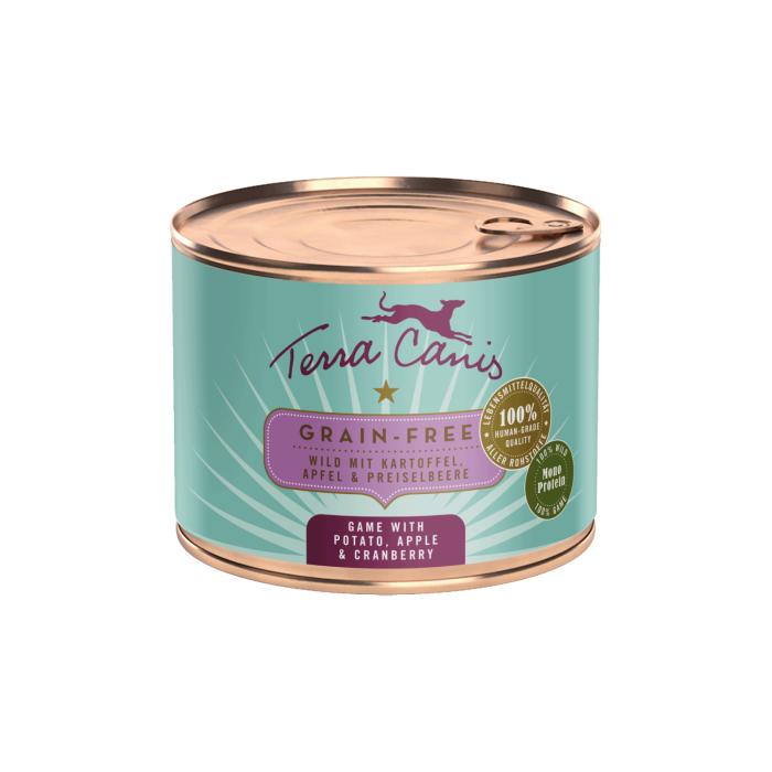 Terra Canis Grain Free Game 200g (Vânat cu cartof, măr și merișor) [1]