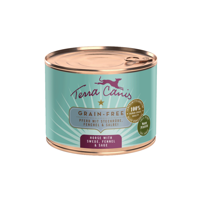 Terra Canis Grain Free Horse 200g (Cal cu napi, fenicul și salvie) [1]