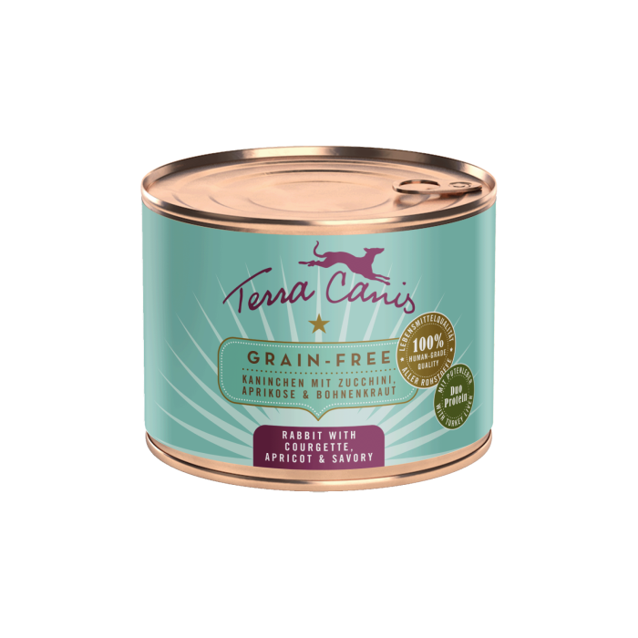 Terra Canis Grain Free Rabbit 200g (Iepure cu dovlecel, caisă și oregano) [1]