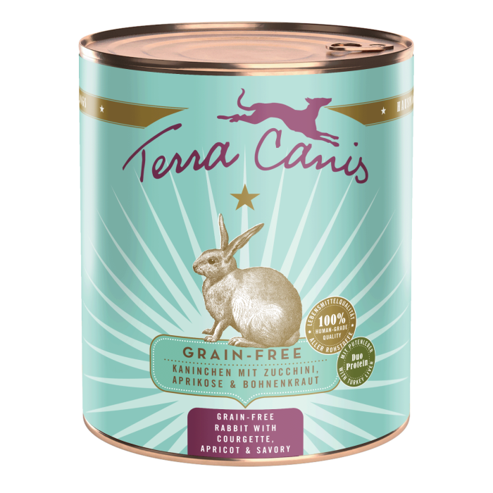 Terra Canis Grain Free Rabbit 800g(Iepure cu dovlecei, caise savuroase) [1]