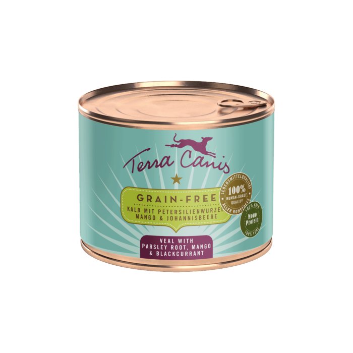 Terra Canis Grain Free Veal 200g (Vițel cu rădăcină de pătrunjel, mango și coacăze negre) [1]