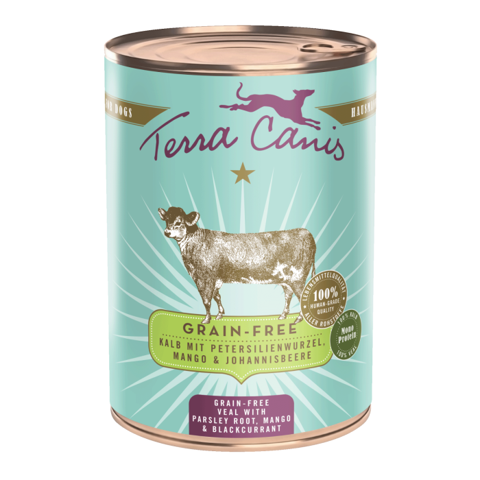 Terra Canis Grain Free Veal 400g (Vițel cu rădăcină de pătrunjel, mango și coacăze negre) [1]