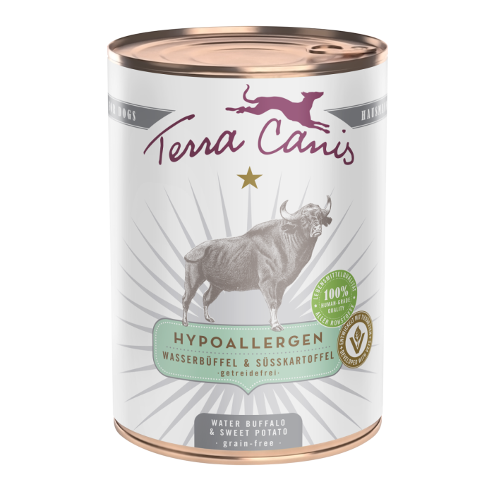 Terra Canis Hypoallergenic Buffalo 400g (Vaca de apă cu cartof dulce) [1]