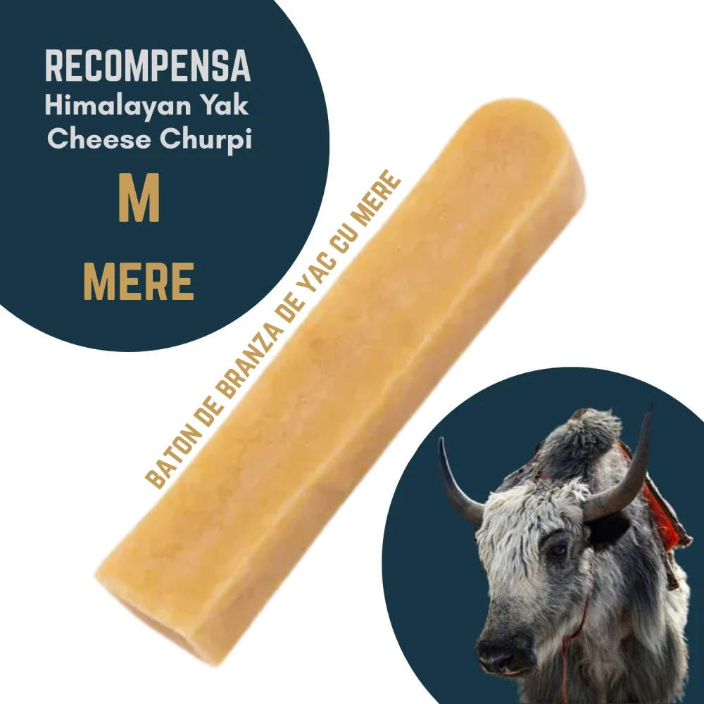 RECOMPENSE - Baton branza de Yak Himalaya Churpi M cu Mere - recompensa caini