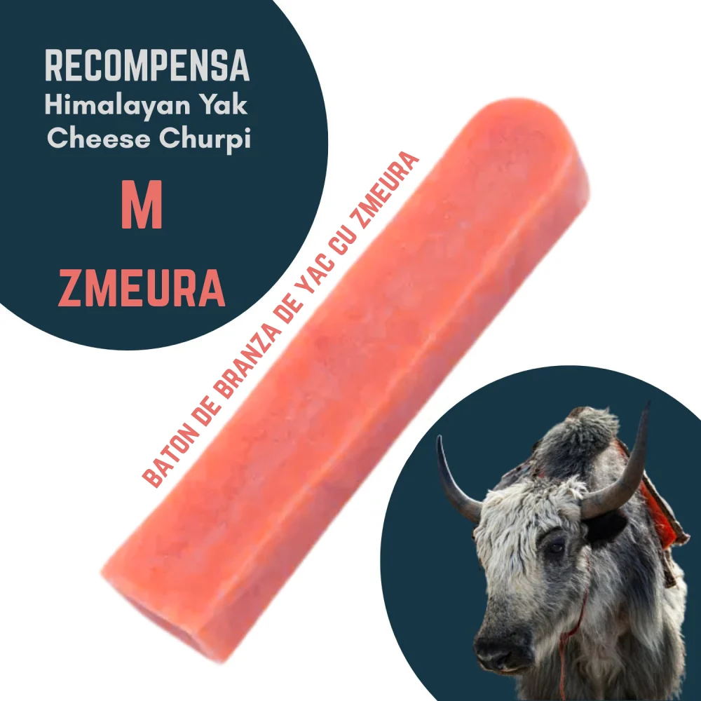 RECOMPENSE - Baton Branza De Yak Himalaya ZMEURA -M- recompensa caini