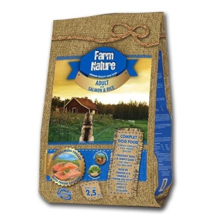CAINI - Farm Nature Salmon with Rice 2.5KG (Somon si orez)