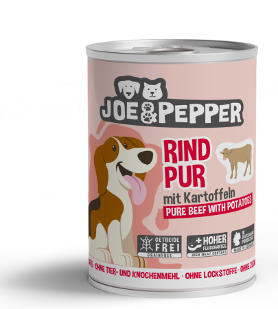 HRANA UMEDA - Joe & Pepper Dog Pure Beef with Potatoes 400g (Carne de vită cu cartofi)