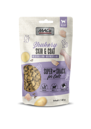 RECOMPENSE - MAC's Cat Shakery Snacks Skin & Coat 60g