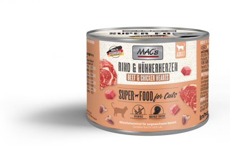 HRANA UMEDA - MACs Cat Beef and Chicken Hearts 200g