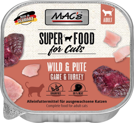 HRANA UMEDA - MACs Cat Game and Turkey 100g