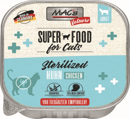 Dieta - MACs Cat Vetcare Chicken Sterilized 100g