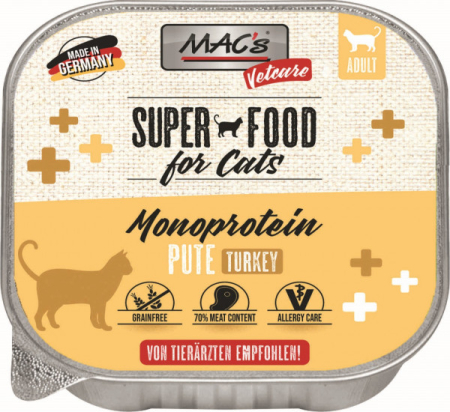 Dieta - MACs Cat Vetcare Mono Turkey 100g