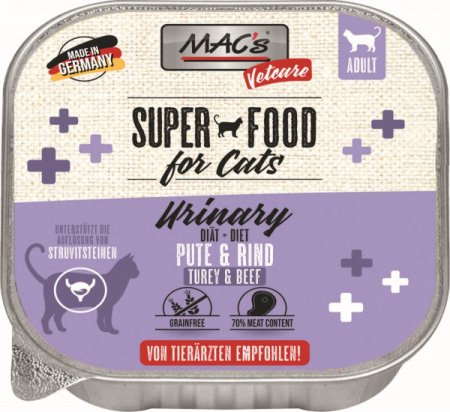 Dieta - MACs Cat Vetcare Urinary Turkey and Beef 100g