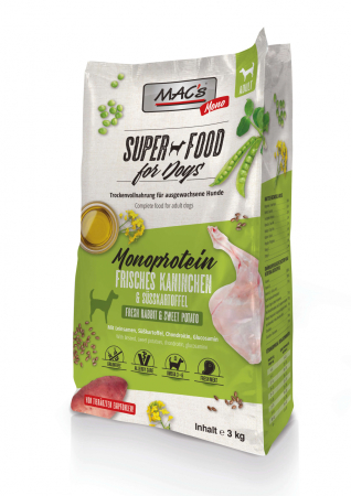 CAINI - MACs Dog Mono fresh Rabbit 3kg