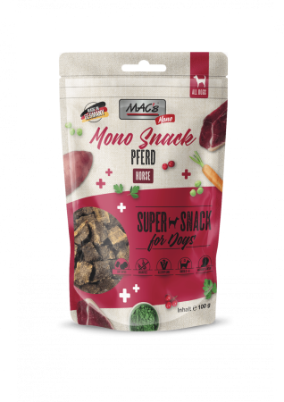 RECOMPENSE - MACs Dog Mono Snack Horse 100g
