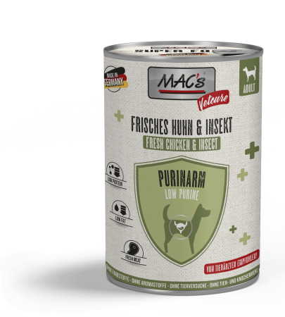 CAINI - MACs Dog Vetcare Low Purine Chicken & Insect 400g