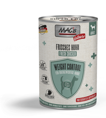 CAINI - MACs Dog Vetcare Weight Control Pui 400g (Controlul greutatii)