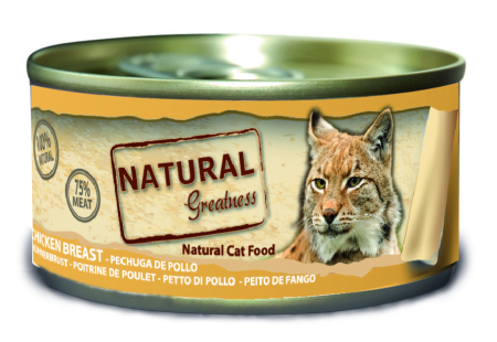 HRANA UMEDA - Natural Greatness Cat Chicken Breasts 70g (piept de pui)