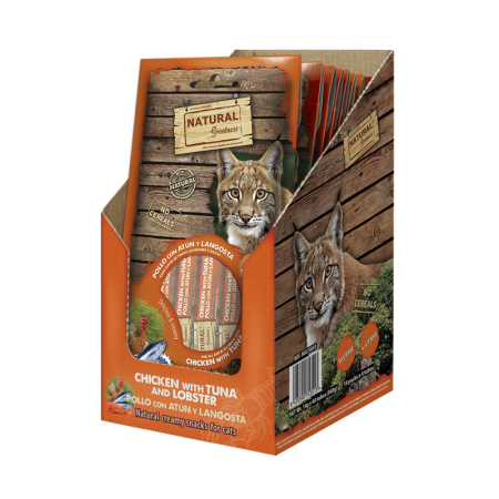 RECOMPENSE - Natural Greatness Creamy Snack Chicken Tuna Lobster ( Pui Ton Homar ) 4x56gr
