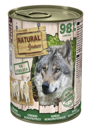 CAINI - Natural Greatness Dog Monoproteic Lamb Recipe 400g