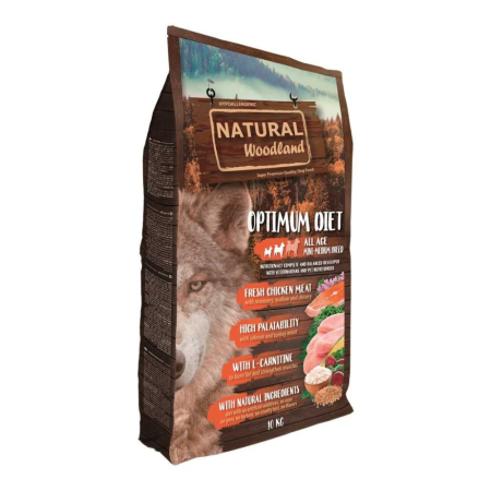 CAINI - Natural Woodland Optimum Mini & Medium Diet 10 kg