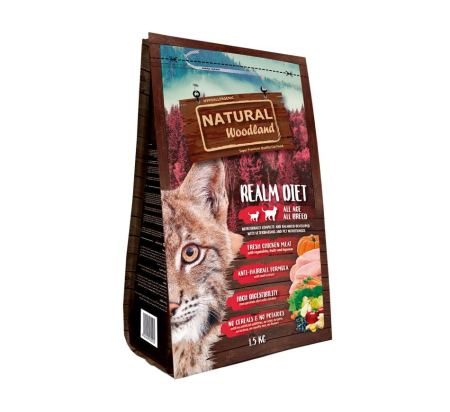 PISICI - Natural Woodland Realm Diet Cat & Kitten 1.5 kg