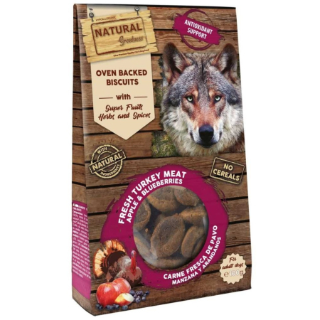 CAINI - Recompense Natural Greatness Oven Baked Biscuit Antioxidant Support 100g (Biscuiti la cuptor, antioxidanti)