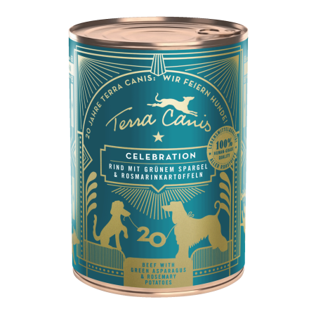 CAINI - Terra Canis Beef 400g (Vită cu sparanghel verde și cartofi cu rozmarin)