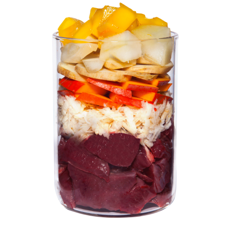 Terra Canis Grain Free Veal 400g (Vițel cu rădăcină de pătrunjel, mango și coacăze negre) [1]