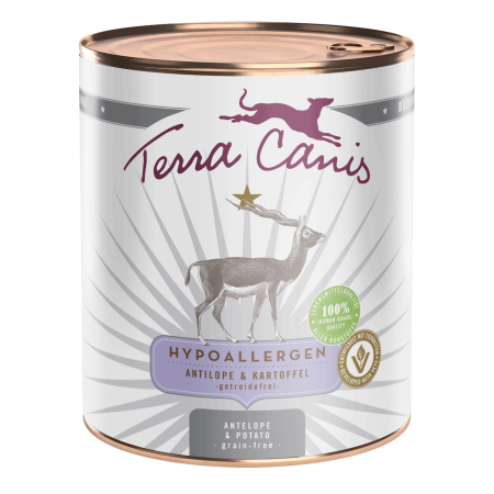 Conserve - Terra Canis Hypoallergenic Antelope 800g (Antilopă cu cartofi)