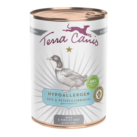 CAINI - Terra Canis Hypoallergenic Duck 400g (Rață cu rădăcină de pătrunjel)